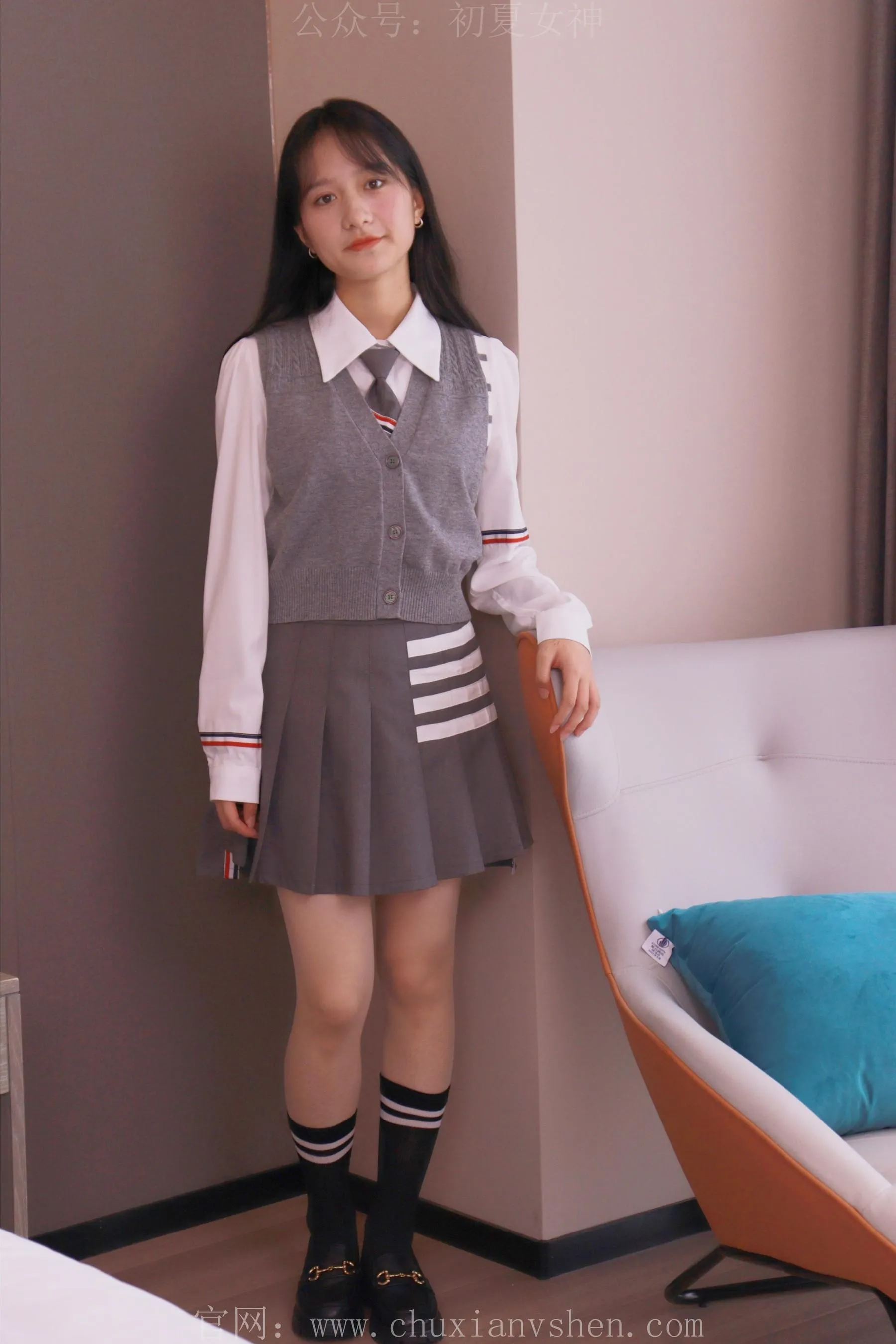 初夏女神 NO.014 沙沙王心凌同款JK搭配JK小黑皮鞋 [136P]插图9